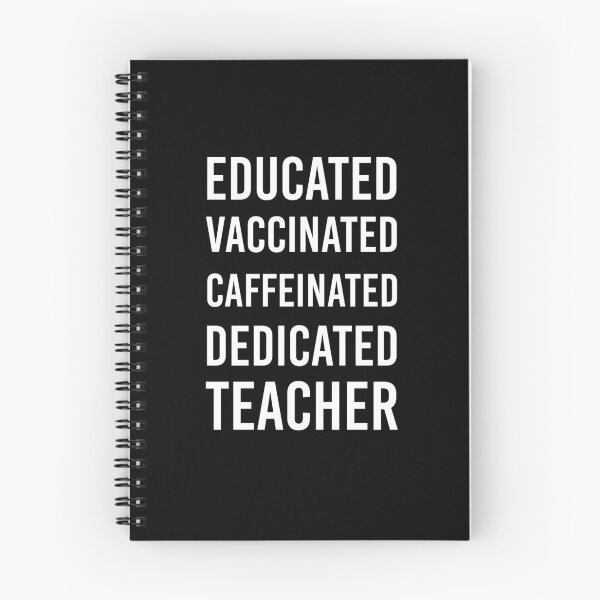 Item preview, Educated Vaccinated Caffeinated Dedicated Teacher Trensing Gift For Teachers designed and sold by Yecool.