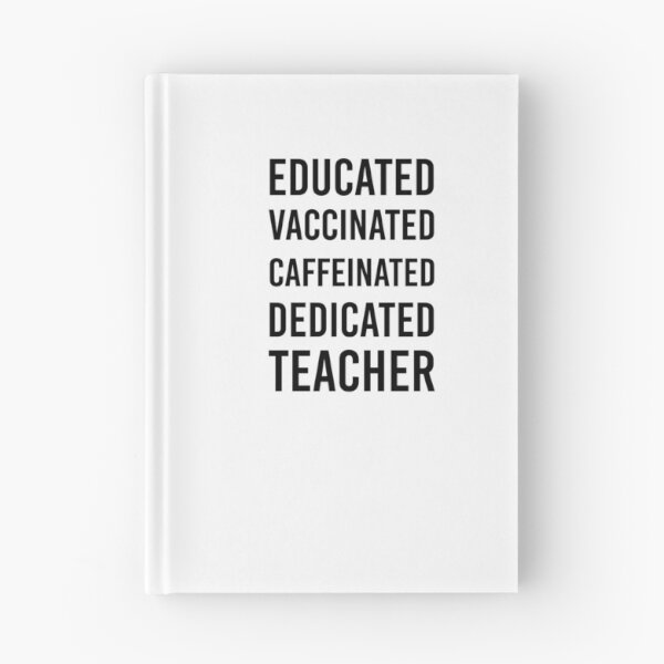 Item preview, Educated Vaccinated Caffeinated Dedicated Teacher Trensing Gift For Teachers designed and sold by Yecool.