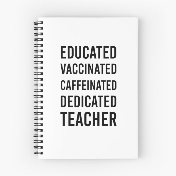 Item preview, Educated Vaccinated Caffeinated Dedicated Teacher Trensing Gift For Teachers designed and sold by Yecool.