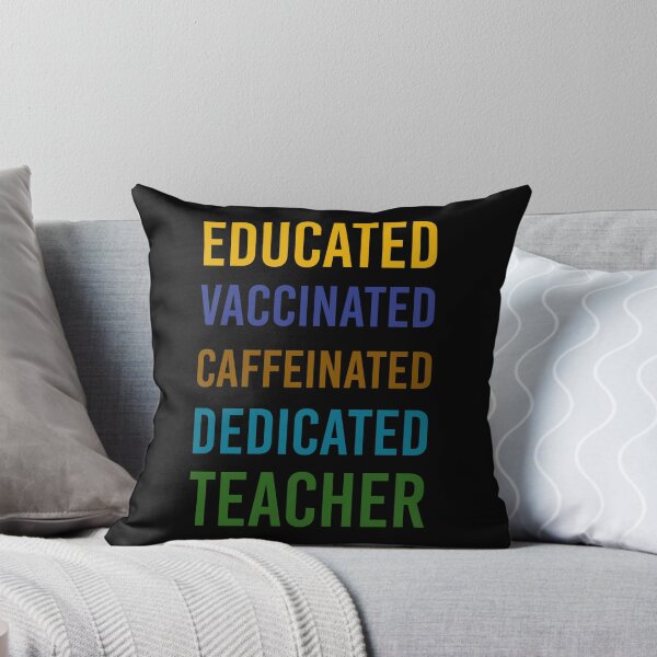 Item preview, Educated Vaccinated Caffeinated Dedicated Teacher Trensing Gift For Teachers designed and sold by Yecool.