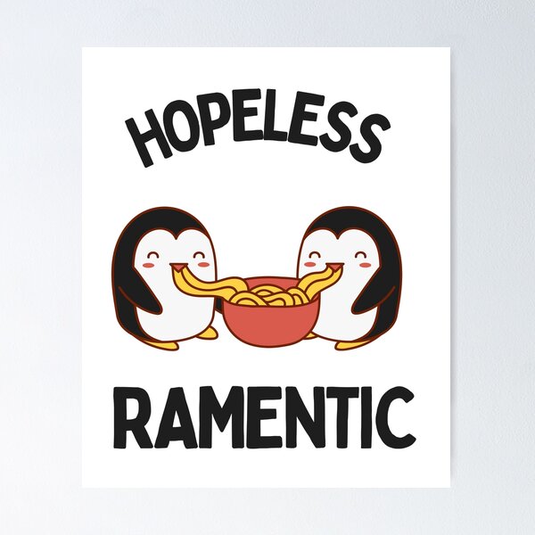 Item preview, Hopeless Ramentic Penguin designed and sold by Rainces.