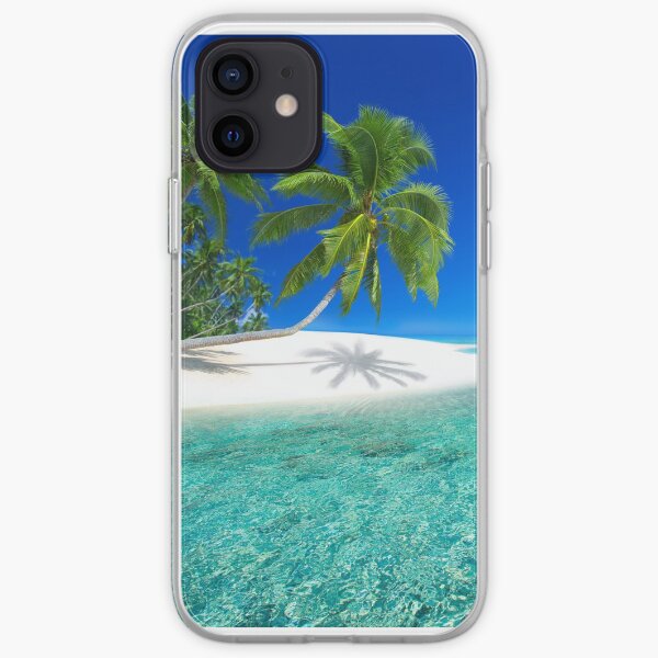 Postcard from the Anse Lazio beach - Praslin island, Seychelles iPhone Soft Case