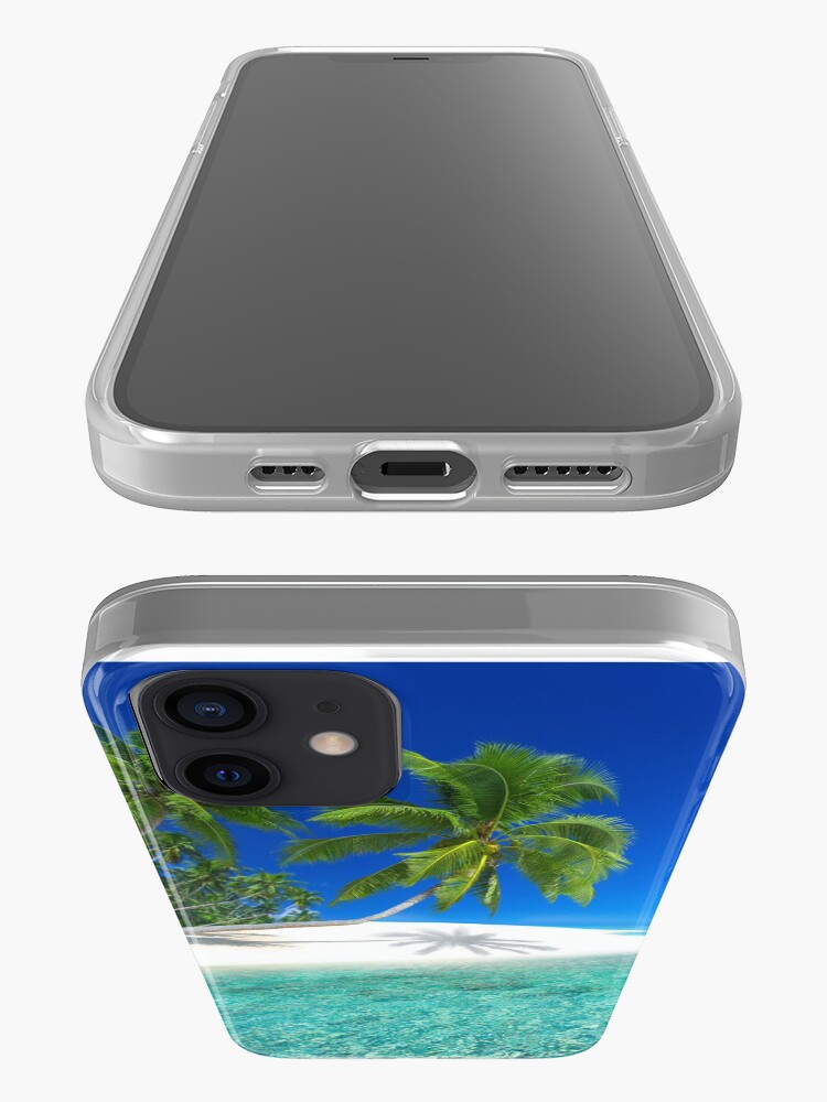 Alternate view of Postcard from the Anse Lazio beach - Praslin island, Seychelles iPhone Case & Cover