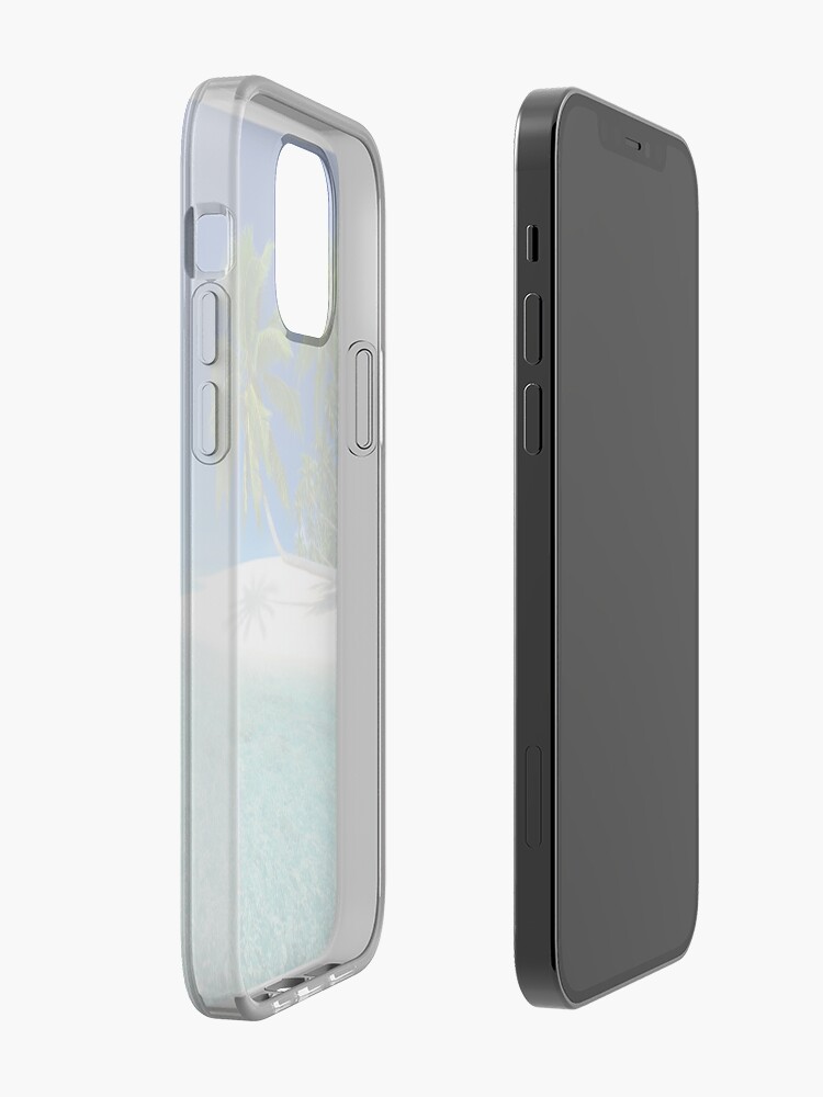 Alternate view of Postcard from the Anse Lazio beach - Praslin island, Seychelles iPhone Case & Cover