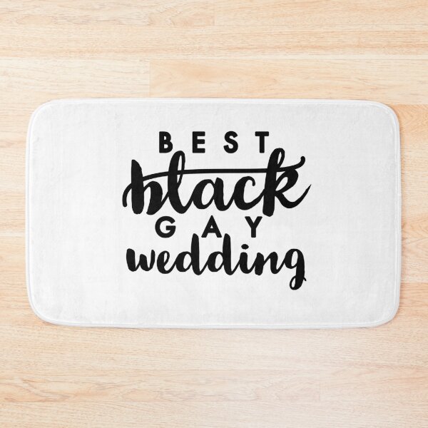 Artikelvorschau, Best black gay wedding gay wedding tshirt  entworfen und verkauft von Tropical Blood.