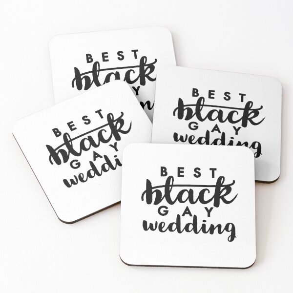 Item preview, Best black gay wedding gay wedding tshirt  designed and sold by Tropical Blood.