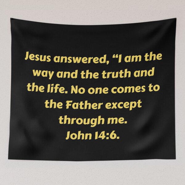 Item preview, Bible Verse John 14:6 designed and sold by Prayingwarrior.