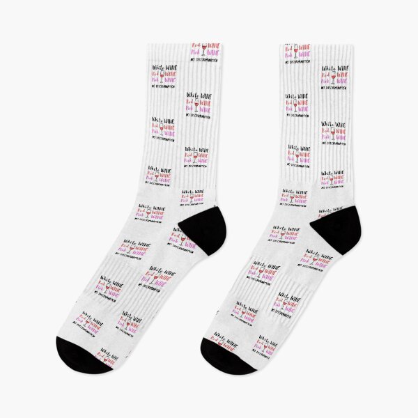 Item preview, White Wine Red Wine Pink Wine No Discrimination - Wine Lover designed and sold by Sansmalice.