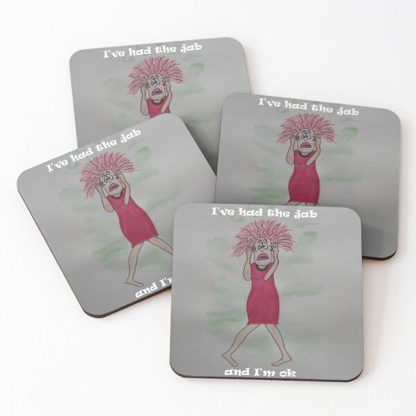 Item preview, I've had the covid jab and I'm ok designed and sold by Juliejart.