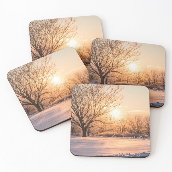 Item preview, Winter Snow Golden Sunrise designed and sold by mljdwhite.