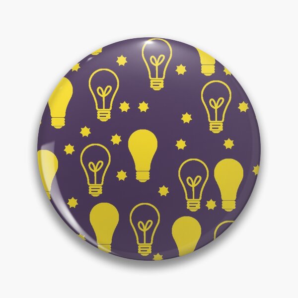 Item preview, yellow bulb pattern ( purple background ) designed and sold by BetterDreams.