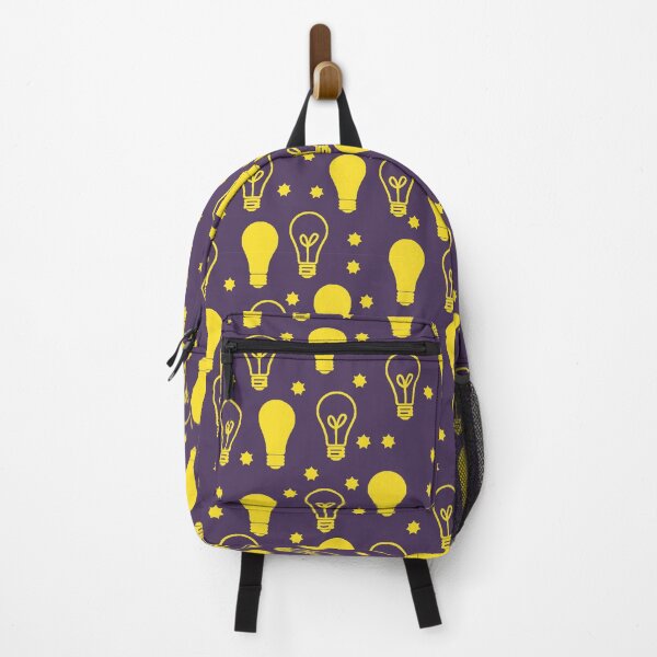 Item preview, yellow bulb pattern ( purple background ) designed and sold by BetterDreams.