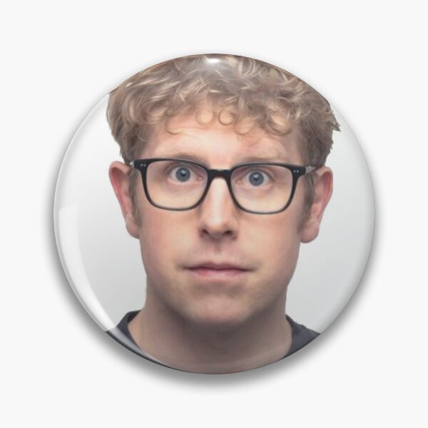 Item preview, Josh Widdicombe wears glasses designed and sold by manlikecomedy.