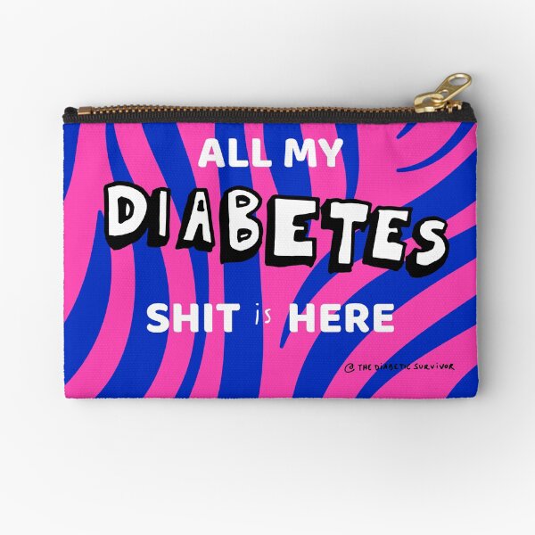 Item preview, ALL MY DIABETES SHIT IS HERE bag designed and sold by thediabeticsurvivor.
