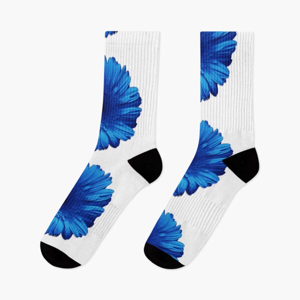 Item preview, Blue gerbera white background designed and sold by TheSpaceShip.