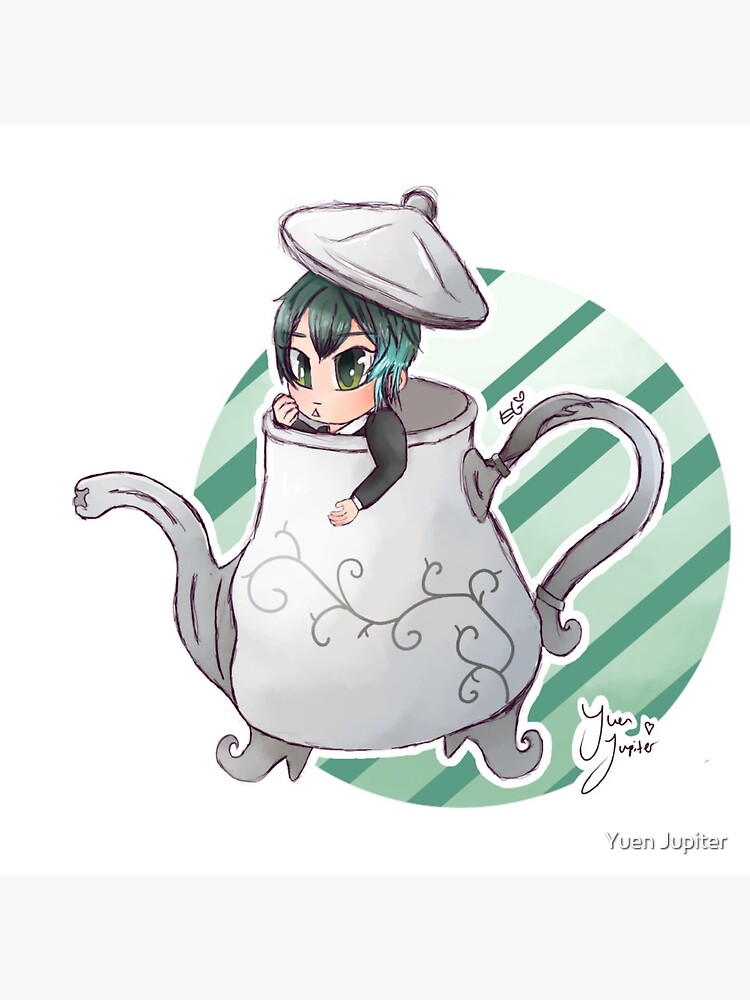 "Teatime Chibi Barbatos obey me" Canvas Print by VanityMonster | Redbubble