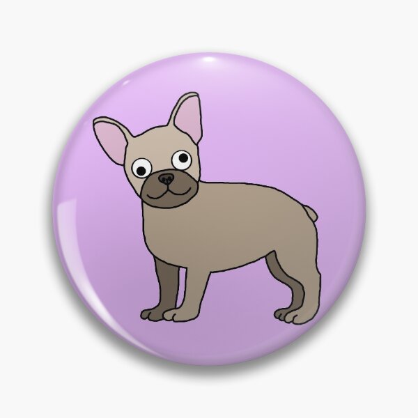 Artikelvorschau, Blasse französische Bulldogge Frenchie entworfen und verkauft von CaitlinsPetDrawings.