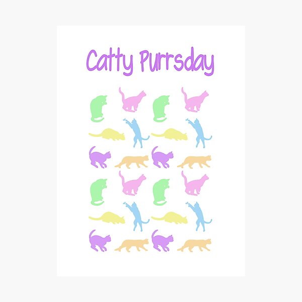 Item preview, Gatos de sombra pastel feliz cumpleaños designed and sold by tigerr.