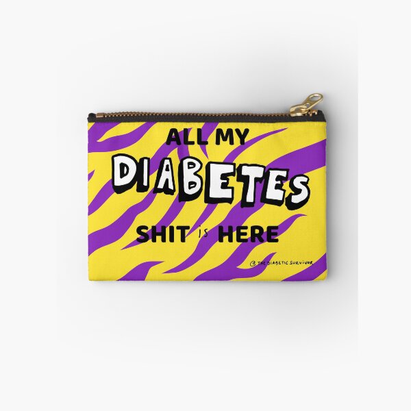 Item preview, ALL MY DIABETES SHIT IS HERE case designed and sold by thediabeticsurvivor.