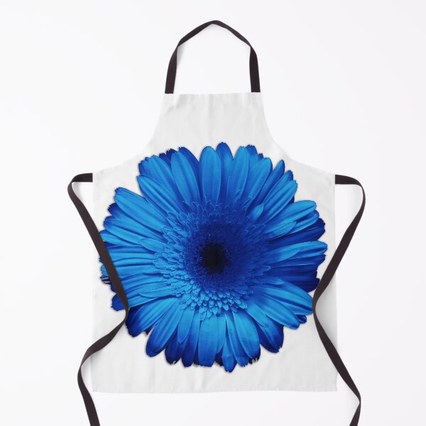 Item preview, Blue gerbera white background designed and sold by TheSpaceShip.