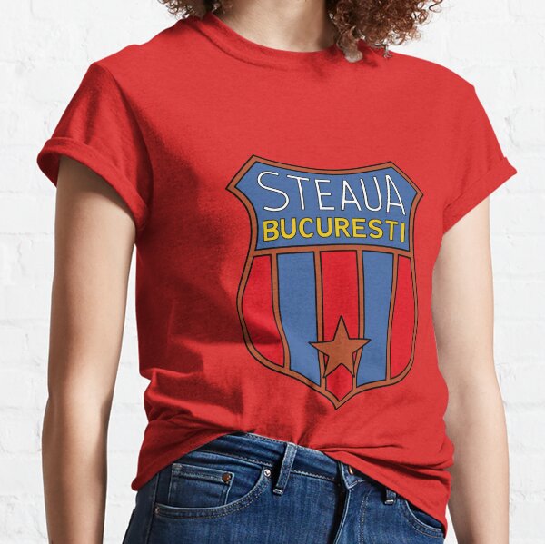 Steaua bucareste futebol clube t camisa s 3xl camisa s 3xl futbol romênia  fotbal 100% algodão t camisas para o homem camiseta superior - AliExpress
