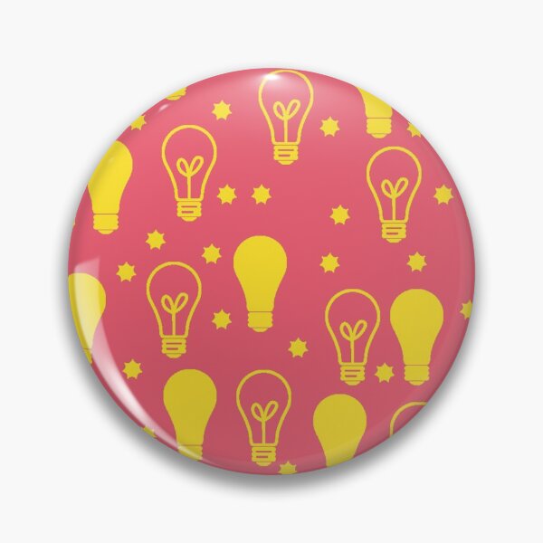 Item preview, yellow bulb pattern ( pink background ) designed and sold by BetterDreams.