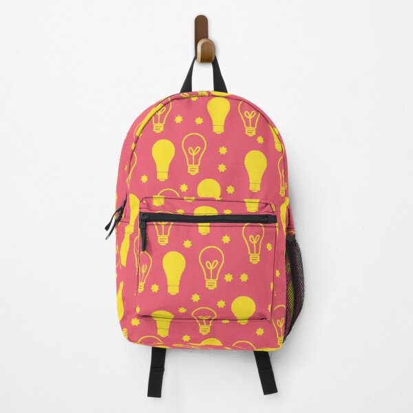 Item preview, yellow bulb pattern ( pink background ) designed and sold by BetterDreams.