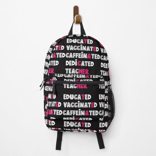 Item preview, educated vaccinated caffeinated dedicated teacher designed and sold by manardesign.