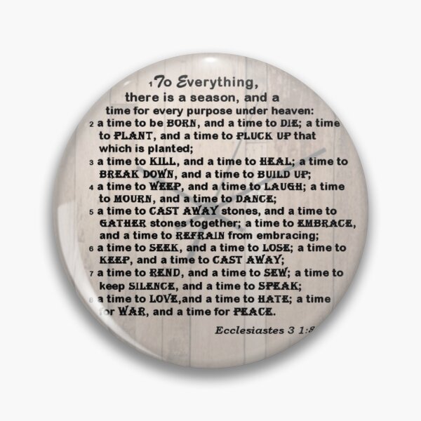 Item preview, There is a Season for Everything - Ecclesiastes  designed and sold by UnlockKnowledge.