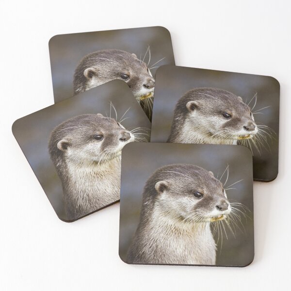 Item preview, Cute otter portrait designed and sold by cdkphotos.