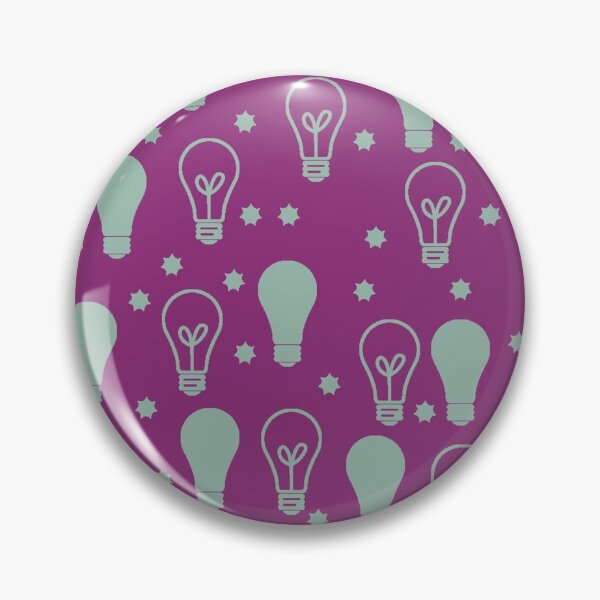 Item preview, blue bulb pattern ( purple background ) designed and sold by BetterDreams.