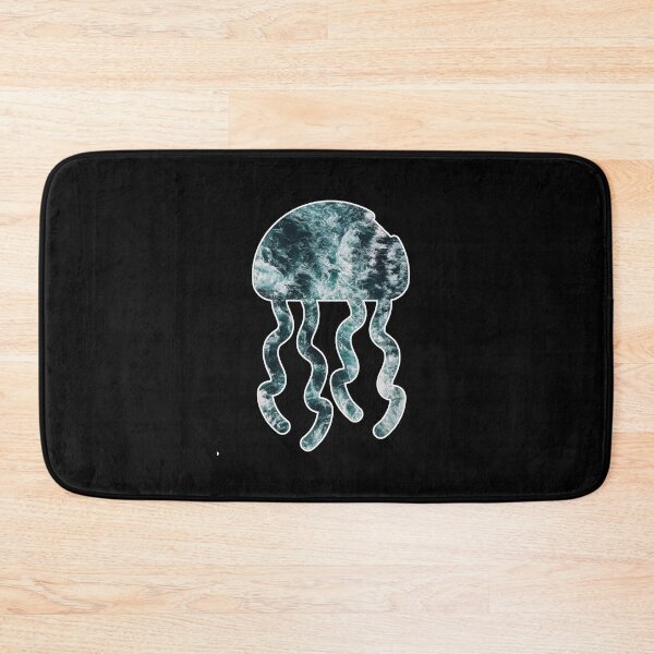 Item preview, waves jellyfish silhouette designed and sold by Bizarro23.