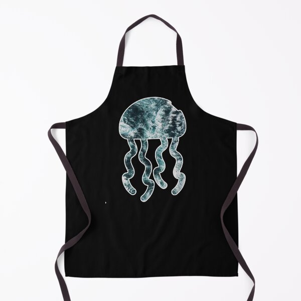 Item preview, waves jellyfish silhouette designed and sold by Bizarro23.