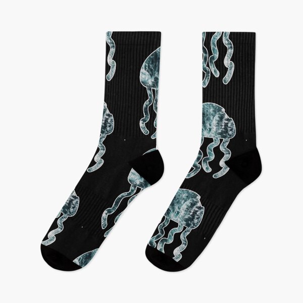 Item preview, waves jellyfish silhouette designed and sold by Bizarro23.