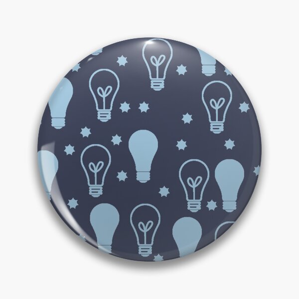 Item preview, blue bulb pattern  designed and sold by BetterDreams.