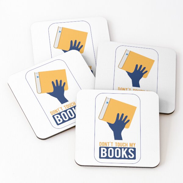 Item preview, Dont Touch My Book Modern Sticker | Book | Books | Book day, Literacy Day designed and sold by graphic-genie.