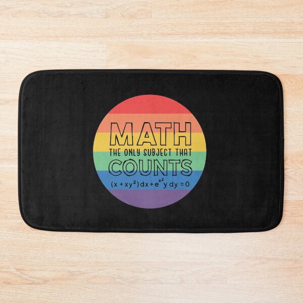 Item preview, Math The Only Subject That Counts  designed and sold by Pixelcraftsmith.