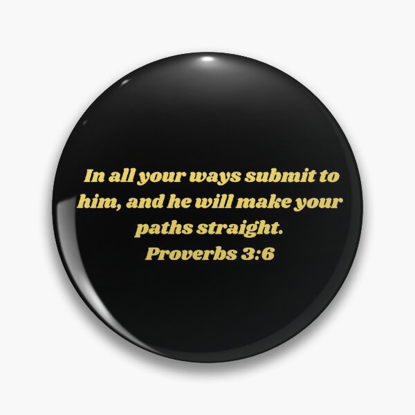 Artikelvorschau, Bibelverse Sprüche 3: 6 entworfen und verkauft von Prayingwarrior.