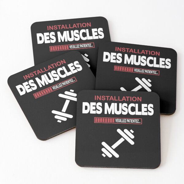 Item preview, Muscles installation humor bodybuilding sport designed and sold by joozybart.