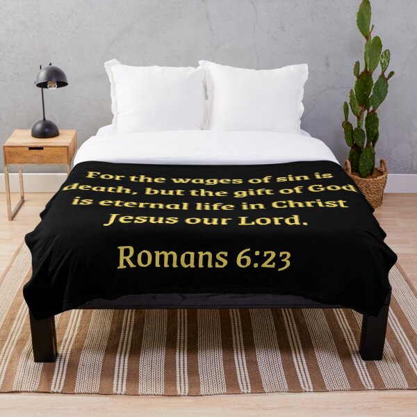 Item preview, Bible Verse Romans 6:23 designed and sold by Prayingwarrior.