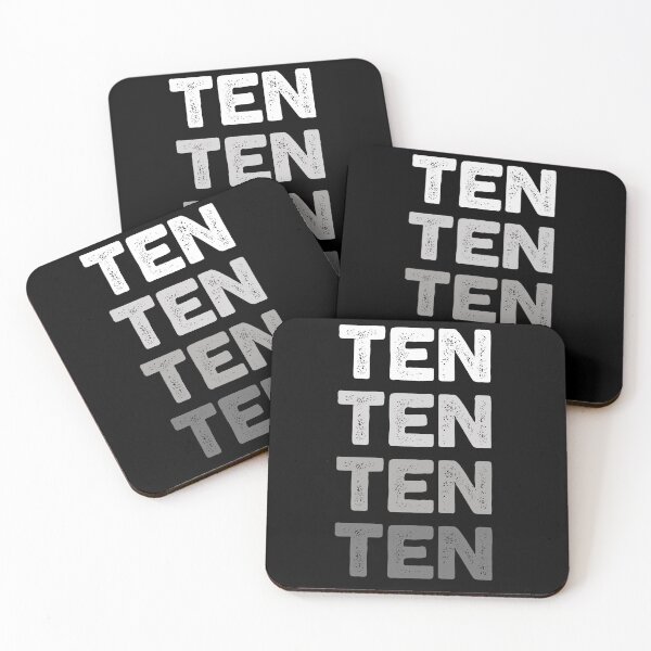 Item preview, 10th Kids Birthday, Adults Favorite Number Ten, Sports Grey designed and sold by The Princess Saves Herself.