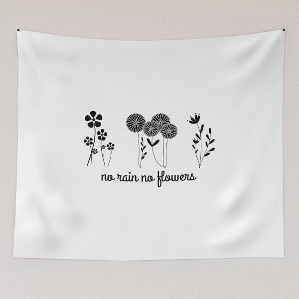 Item preview, No rain no flowers, Environment, Flowers lover, Cute flowers designed and sold by cyhdesign.