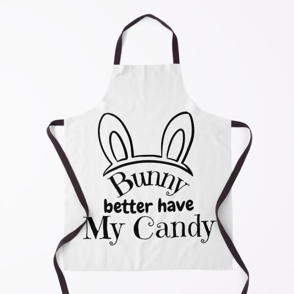 Item preview, Bunny Better Have My Candy Bunny Ear Black Design designed and sold by SweetAndSpice.
