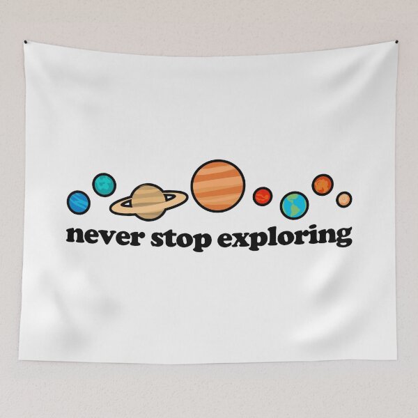 Item preview, NEVER STOP EXPLORING designed and sold by odinsxn.
