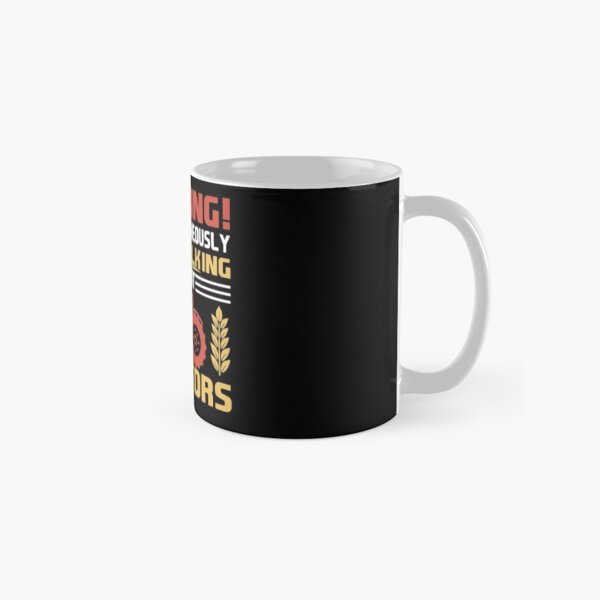 Warning May Spontaneously Talk About Tractors - Farmer Classic Mug