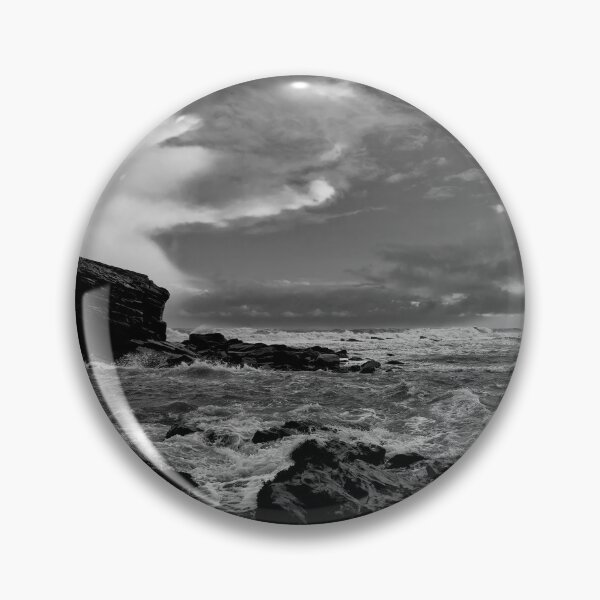 Item preview, Collywell Bay Storm in B&W designed and sold by Violaman.