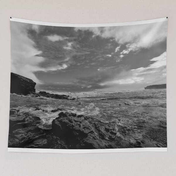 Item preview, Collywell Bay Storm in B&W designed and sold by Violaman.