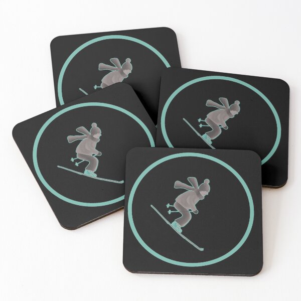 Item preview, Winter Fun - Downhill Skiing I Mint designed and sold by Katjushka.