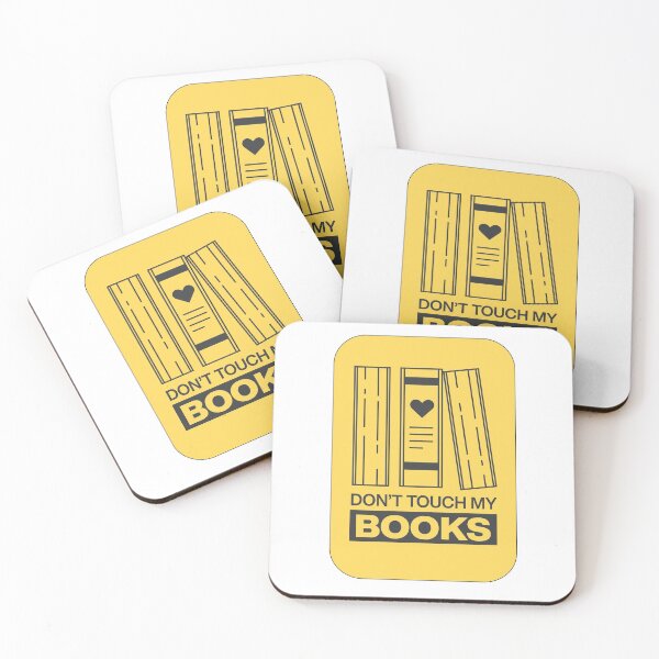 Item preview, Dont Touch My Book Modern Sticker | Book | Books | Book day, Literacy Day designed and sold by graphic-genie.
