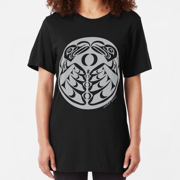 Coast Salish Eagle Slim Fit T-Shirt